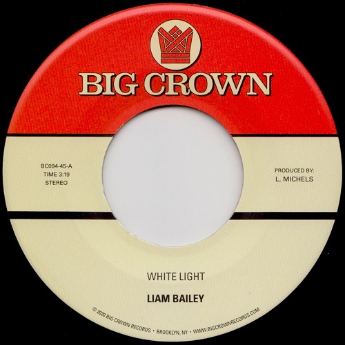 LIAM BAILEY / リアム・ベイリー / WHITE LIGHT / COLD & CLEAR (7")