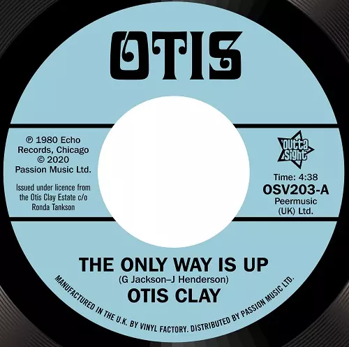 OTIS CLAY / オーティス・クレイ / ONLY WAY IS UP / MESSING WITH MY MIND (7")