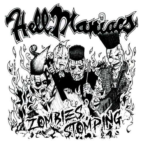 HELLMANIACS / ZOMBIES STOMPING (LP)