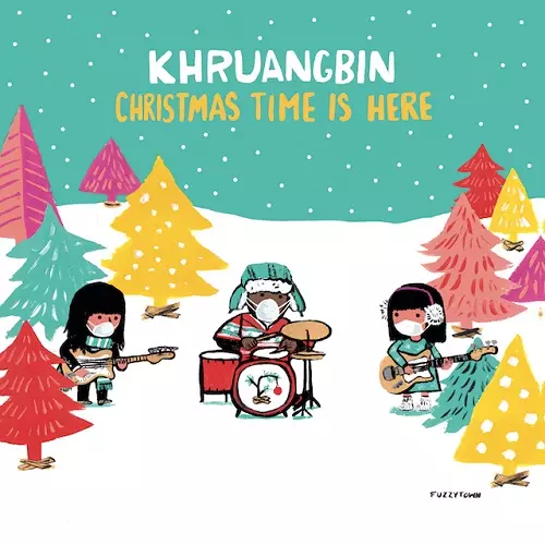 Khruangbin - Christmas Time Is Here 7インチ Khruangbin - Christmas Time Is Here, 7 Inch Vinyl Record, Red