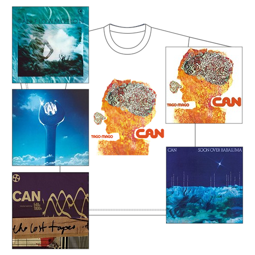 CAN / カン / 紙ジャケットCD5タイトルまとめ買いセット第3弾: TシャツMサイズ付