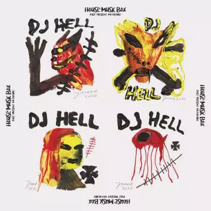 DJ HELL / DJヘル / HOUSE MUSIC BOX (PAST, PRESENT, NO FUTUR) 2LP CRYSTAL CLEAR VINYL 