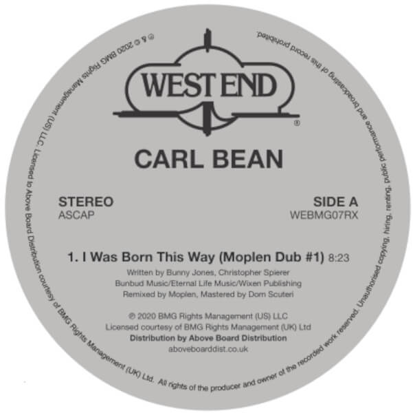 CARL BEAN / I WAS BORN THIS WAY (MOPLEN DUBS)