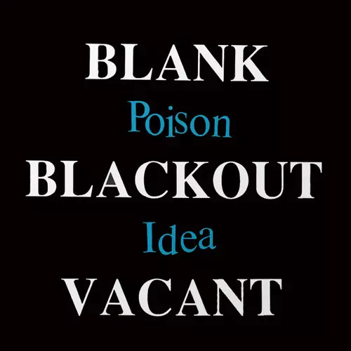 POISON IDEA / BLANK BLACKOUT VACANT (2LP)
