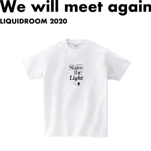 LIQUIDROOM × 思い出野郎Aチーム / Everybody Let’s Share the Light 【WHITE】サイズ:L