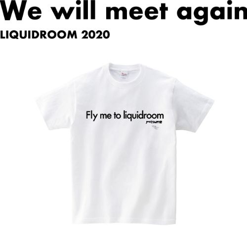 LIQUIDROOM × ミツメ / Fly me to liquidroom 【WHITE】サイズ:S