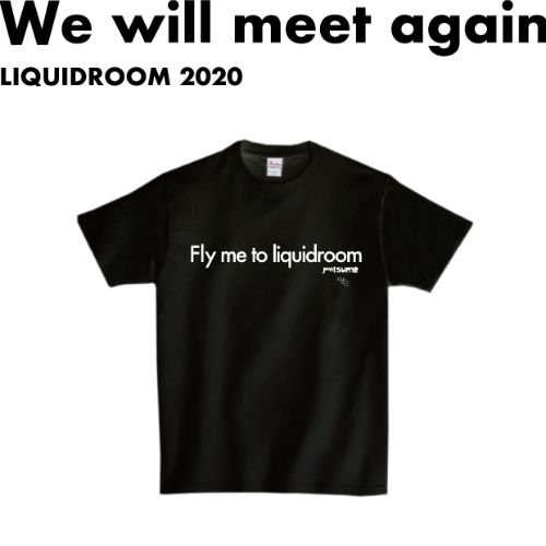 LIQUIDROOM × ミツメ / Fly me to liquidroom 【BLACK】サイズ:S