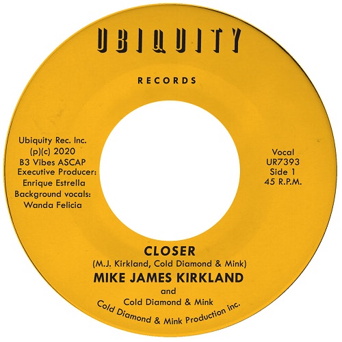 MIKE JAMES KIRKLAND / マイク・ジェームズ・カークランド / CLOSER (7")