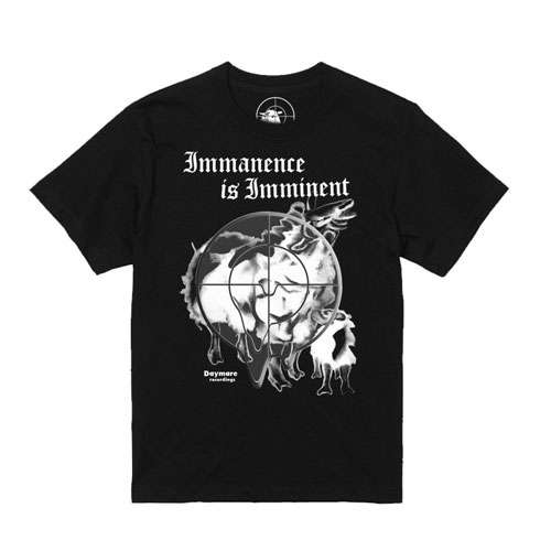 Daymare Recordings / black L/Immanence is Imminent 2 T-shirt