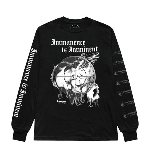 Daymare Recordings / long sleeve S/Immanence is Imminent 2 T-shirt