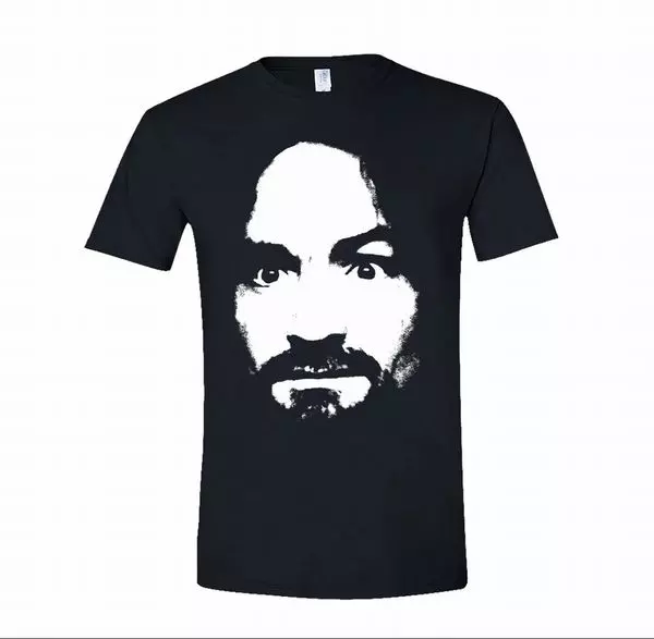 CHARLES MANSON / チャールズ・マンソン / CHARLES MANSON T-SHRTS BLACK (L)
