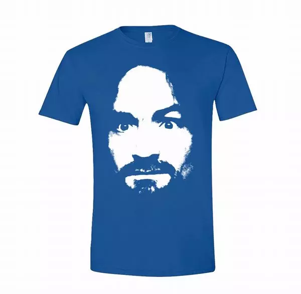 CHARLES MANSON / チャールズ・マンソン / CHARLES MANSON T-SHRTS BLUE (M)