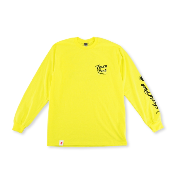 ASTROLLAGE / FRESH PACK LONG T-shirts YELLOW SIZE:S / FRESH PACK LONG T-shirts YELLOW SIZE:S