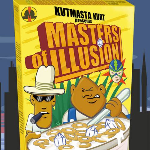 MASTERS OF ILLUSION (KOOL KEITH + KUTMASTA KURT) / MASTERS OF ILLUSION  "2LP"