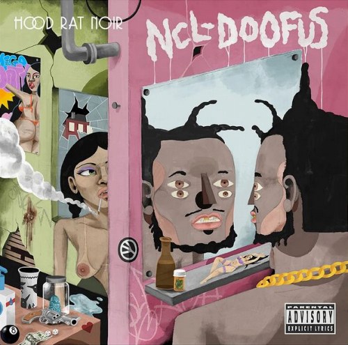 NCL-DOOFUS / HOOD RAT NOIR "LP"