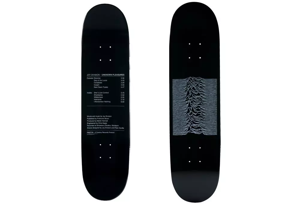JOY DIVISION / ジョイ・ディヴィジョン / SKATEBOARD DECK "UNKNOWN PLEASURES"