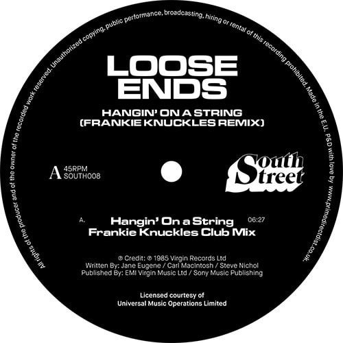 LOOSE ENDS / ルース・エンズ / HANGIN' ON A STRING (FRANKIE KNUCKLES REMIX)