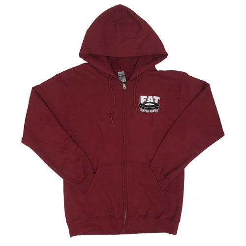 FAT WRECK CHORDS OFFICIAL GOODS / S/RED ZIP-UP HOODIE