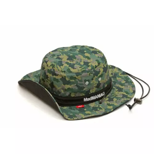 MadMANIAC / EVANGELION 迷彩:ハット カーキハット/ブラックリボン 