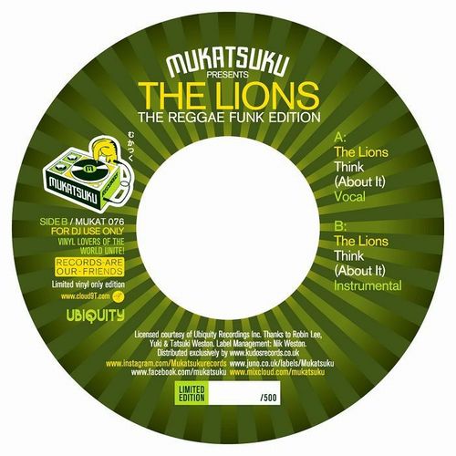 LIONS / ライオンズ / REGGAE FUNK EDITION : THINK (ABOUT IT)