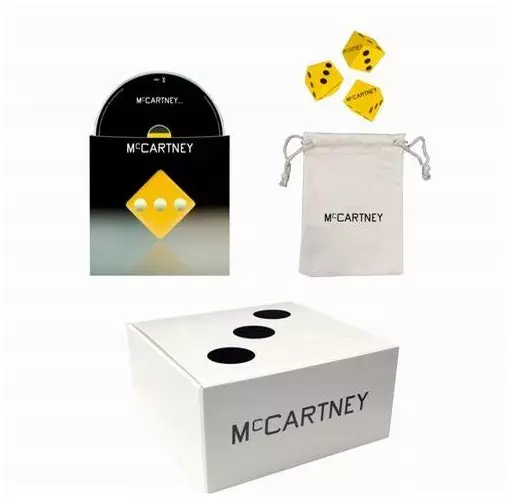 MCCARTNEY III - SECRET DEMO EDITION YELLOW COVER CD AND DICE BOX