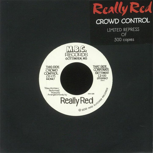 REALLY RED / リアリーレッド / CROWD CONTROL/CORPORATE SETTINGS (7")