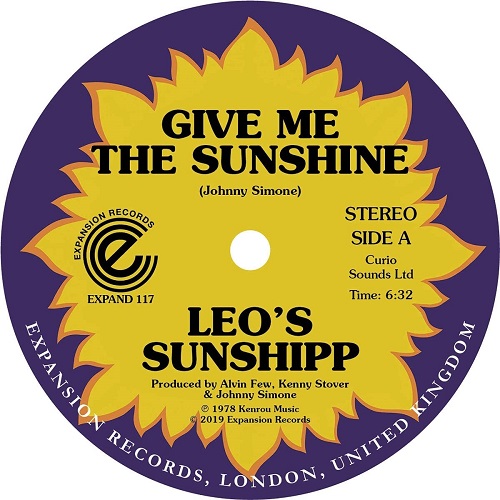LEO'S SUNSHIPP / リオズ・サンシップ / GIVE ME THE SUNSHINE / I'M BACK FOR MORE (12")