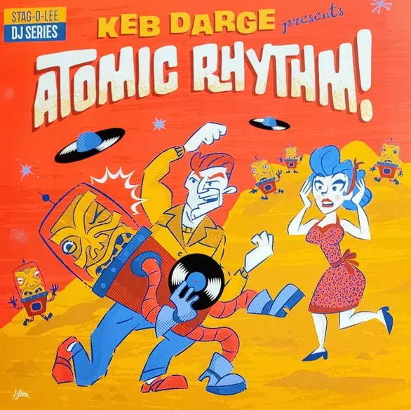 V.A. (ROCK'N'ROLL/ROCKABILLY) / KEB DARGE PRESENTS ATOMIC RHYTHM! (2LP)