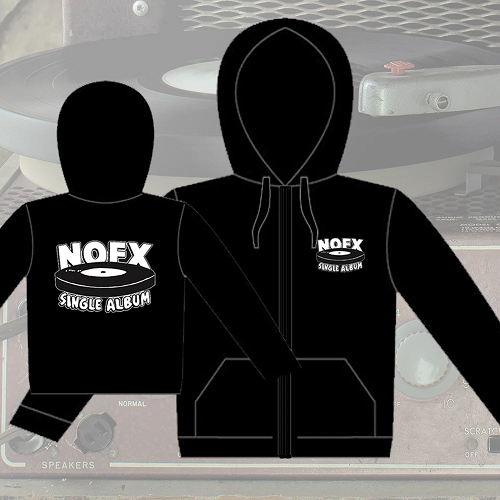 NOFX / XL/SINGLE ALBUM LOGO HOODIE