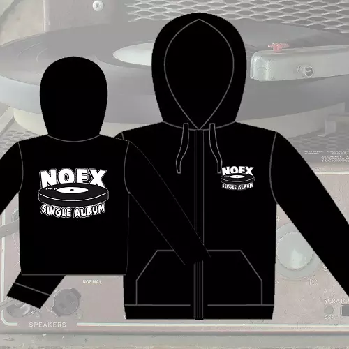 NOFX フーディー　パーカー　Lサイズ NOFX フーディー パーカー Lサイズ（XL/SINGLE ALBUM LOGO
