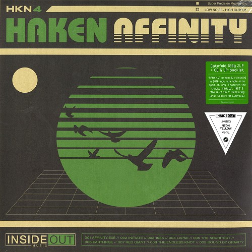 HAKEN / ヘイケン / AFFINITY: LIMITED NEON YELLOW VINYL GATEFOLD 180g 2LP+CD - 180g LIMITED VINYL