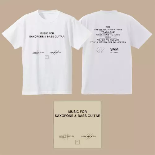 SAM GENDEL & SAM WILKES / サム・ゲンデル&サム・ウィルクス / MUSIC FOR SAXOFONE & BASS GUITAR + Tシャツ(L)