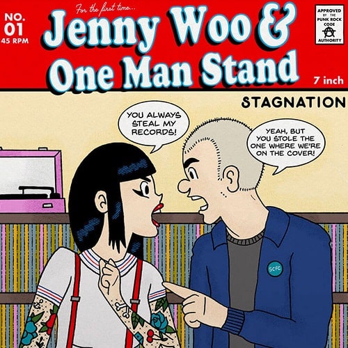 JENNY WOO & ONE MAN STAND / STAGNATION (7")