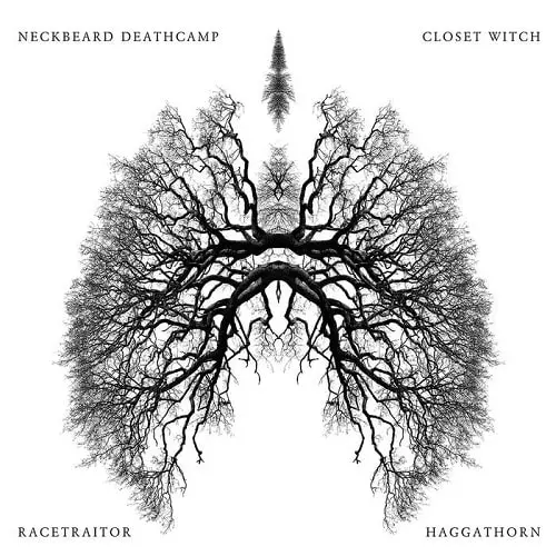 NECKBEARD DEATHCAMP : CLOSET WITCH : RACETRAITOR : HAGGATHRONE / SPLIT (7"*2)