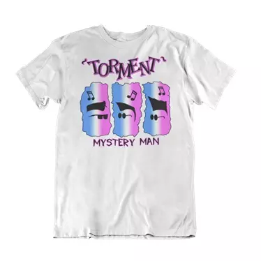 TORMENT /  L/MISTERY MAN WHITE T-SHIRT-MEN