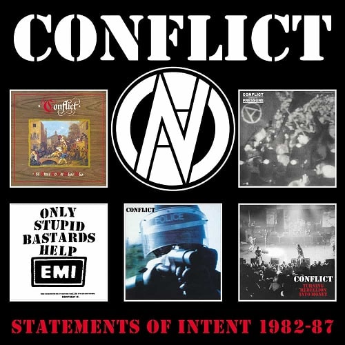 CONFLICT (PUNK) / コンフリクト / STATEMENTS OF INTENT 1982-87: 5CD CLAMSHELL BOX (5CD/国内仕様盤)