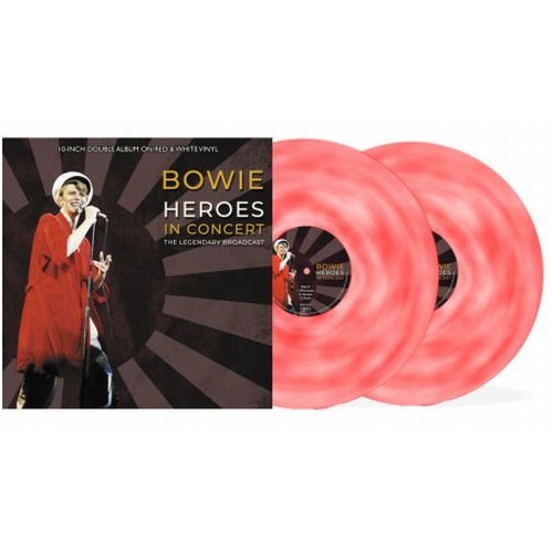DAVID BOWIE / デヴィッド・ボウイ / HEROES IN CONCERT (RED & WHITE VINYL 10"*2)