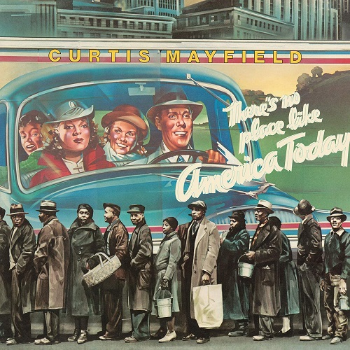 CURTIS MAYFIELD / カーティス・メイフィールド / THERE'S NO PLACE LIKE AMERICA TODAY (LTD.BLUE VINYL LP) 