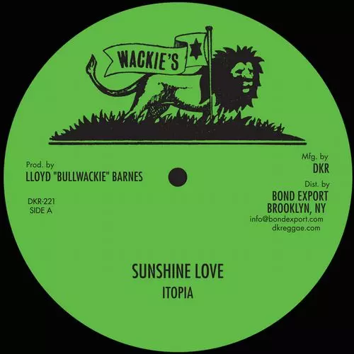 d*町様 Wackie's Itopia Sunshine Love 12インチ SUNSHINE LOVE/ITOPIA/アイトピア/WACKIE'Sを代表する激レア・ダンス