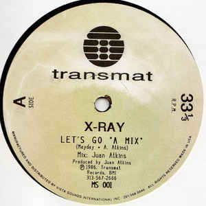 X-RAY / LET'S GO (1992 OLIVE GREEN LABEL)