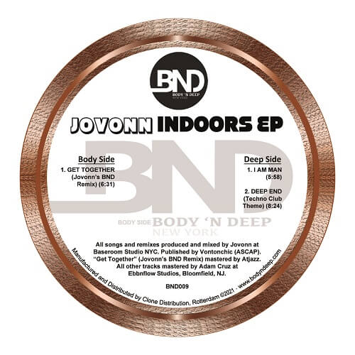 JOVONN / ジョヴォーン / INDOORS EP