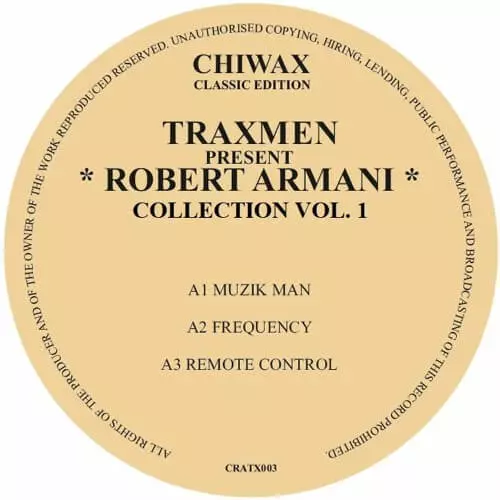 TRAXMEN PRESENT ROBERT ARMANI / COLLECTION VOL.1