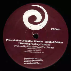 RON TRENT & CHEZ DAMIER / MORNING FACTORY (WHITE LOGO LABEL)