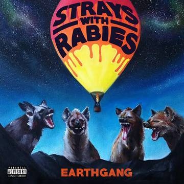 EARTHGANG / STRAYS WITH RABIES "2LP"(CLEAR + COBALT & NEON VINYL)