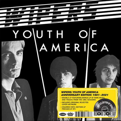 WIPERS / ワイパーズ / YOUTH OF AMERICA ANNIVERSARY EDITION: 1981-2021 (2LP)