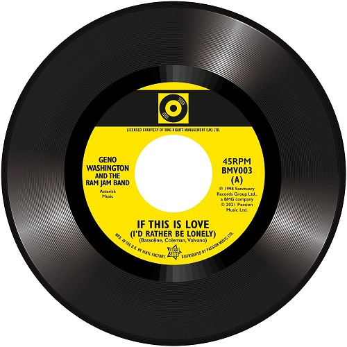 GENO WASHINGTON & THE RAM JAM BAND / STUART SMITH / IF THIS IS LOVE (I'D RATHER BE LONELY) / THE DRIFTER(7")
