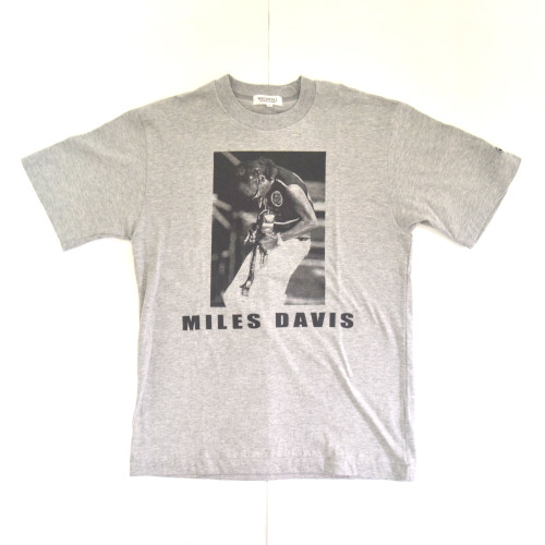 マイルスTシャツ/グレー/L/MILES DAVIS/マイルス・デイビス