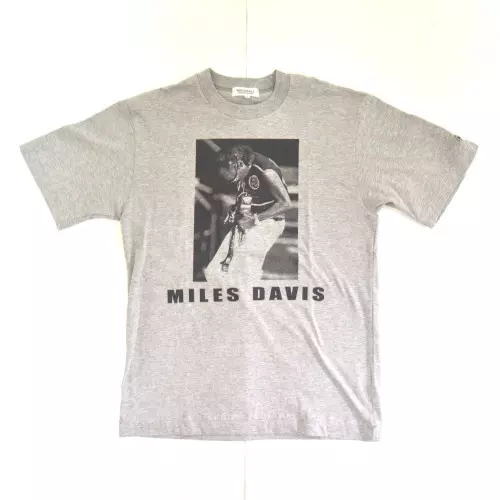 マイルスTシャツ/グレー/S/MILES DAVIS/マイルス・デイビス｜JAZZ