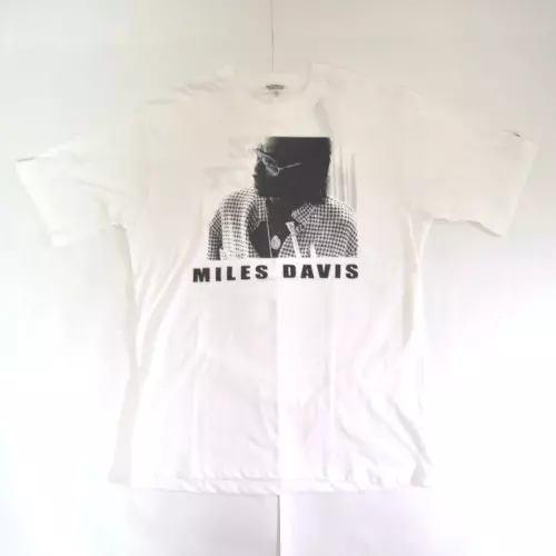 マイルスTシャツ/ホワイト/L/MILES DAVIS/マイルス・デイビス｜JAZZ