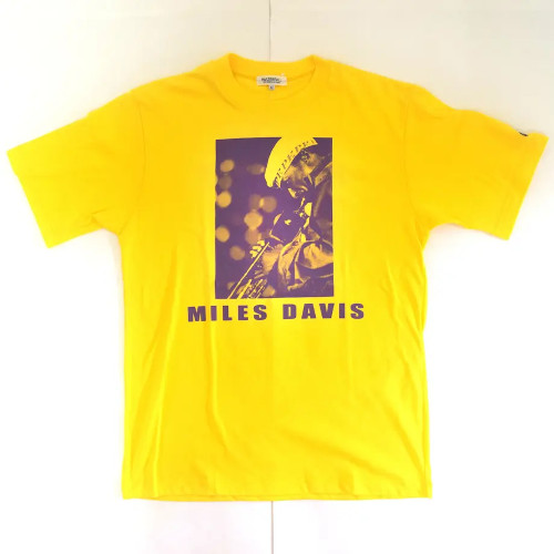MILES DAVIS / マイルス・デイビス / マイルスTシャツ/イエロー/M